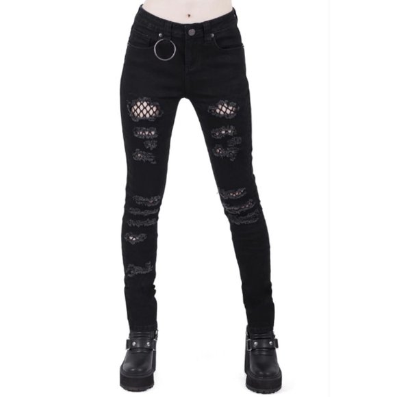 Killstar Denim - Killstar Trash Talk Jeans Black XL